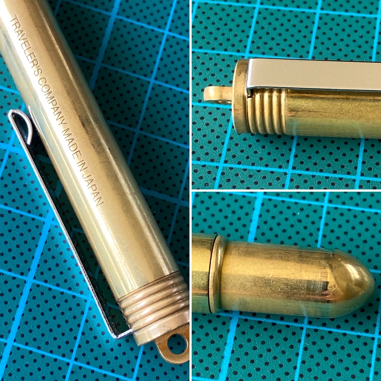 Traveler's Brass Pen: Pure