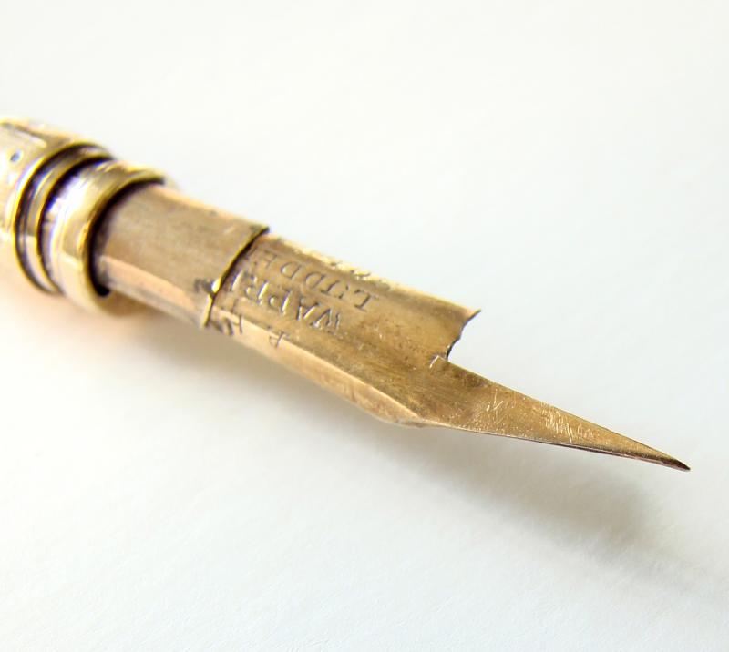 Vintage boots chemist 1877 to 1977 gold colour good pen