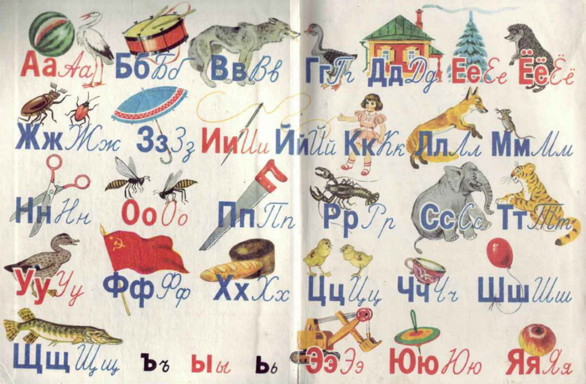 Азбука СССР алфавит