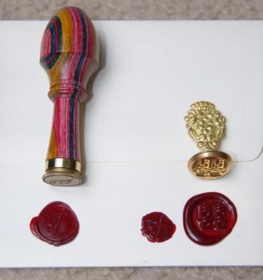 Custom wax seals stamps, initials wax seal, logo wax seal stamps, sealing  wax sticks by Paperie in 2023