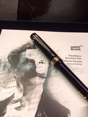 Montblanc donation discount pen johann strauss