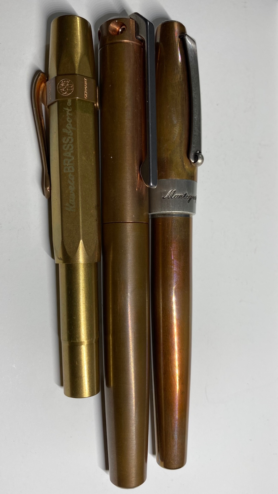 Kaweco Brass Patina / Oxidation at about 20 months : r/fountainpens