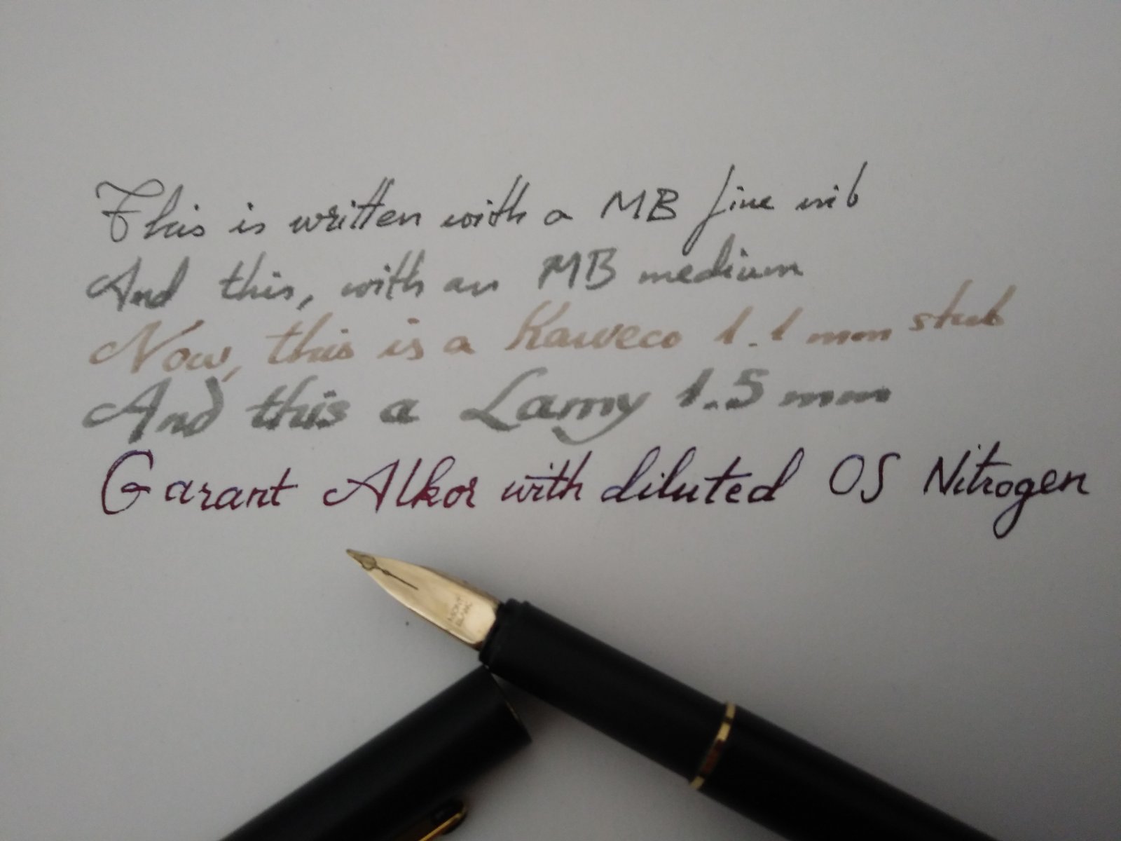 Like writing with a fountain pen? Use quality paper