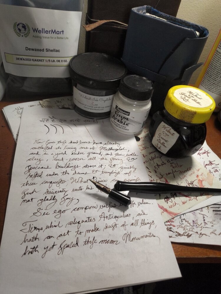 Waterproof India Inks and Shellac-based Primers