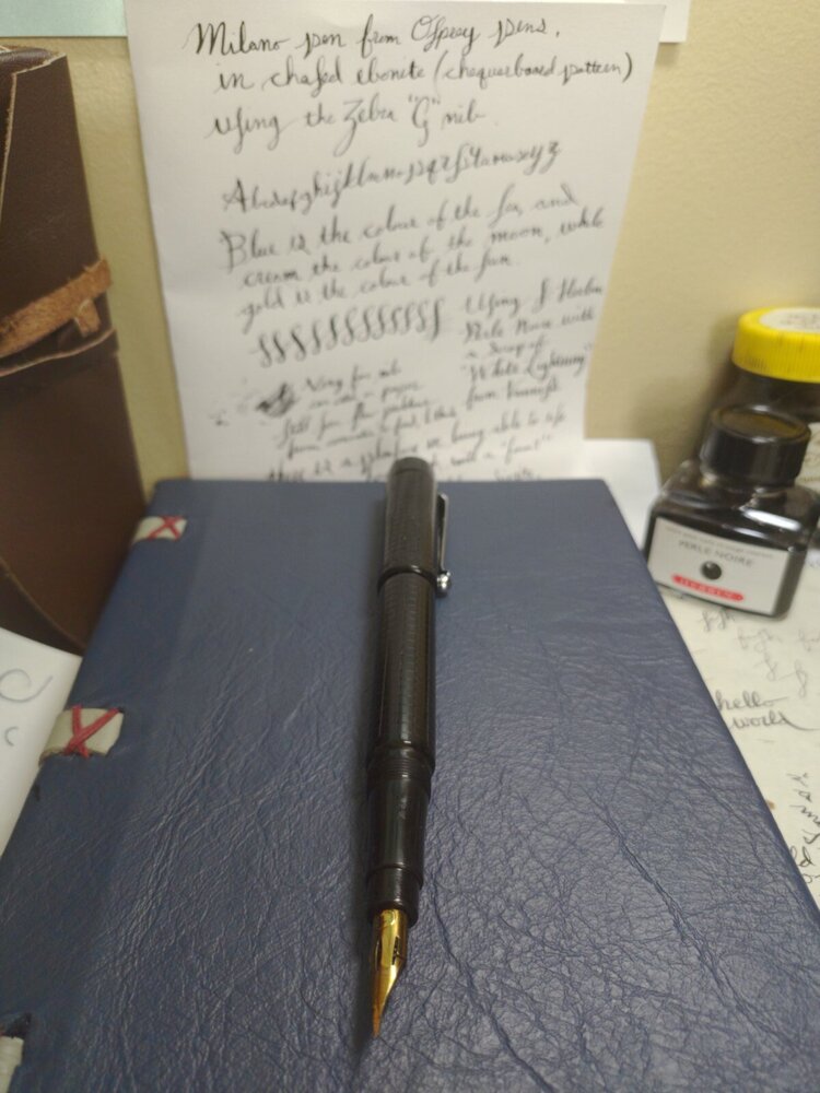 Osprey Milano with Zebra G Nib (fountain pen review) 