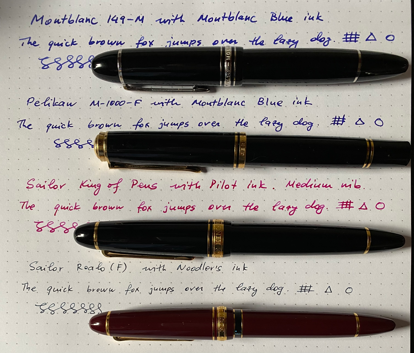 Montblanc 149 vs discount sailor king of pen