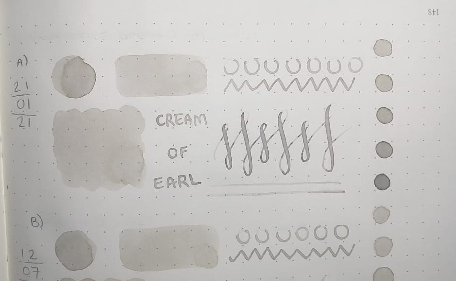 Ink Review #707: Ferris Wheel Press Cream of Earl Grey — Fountain Pen  Pharmacist