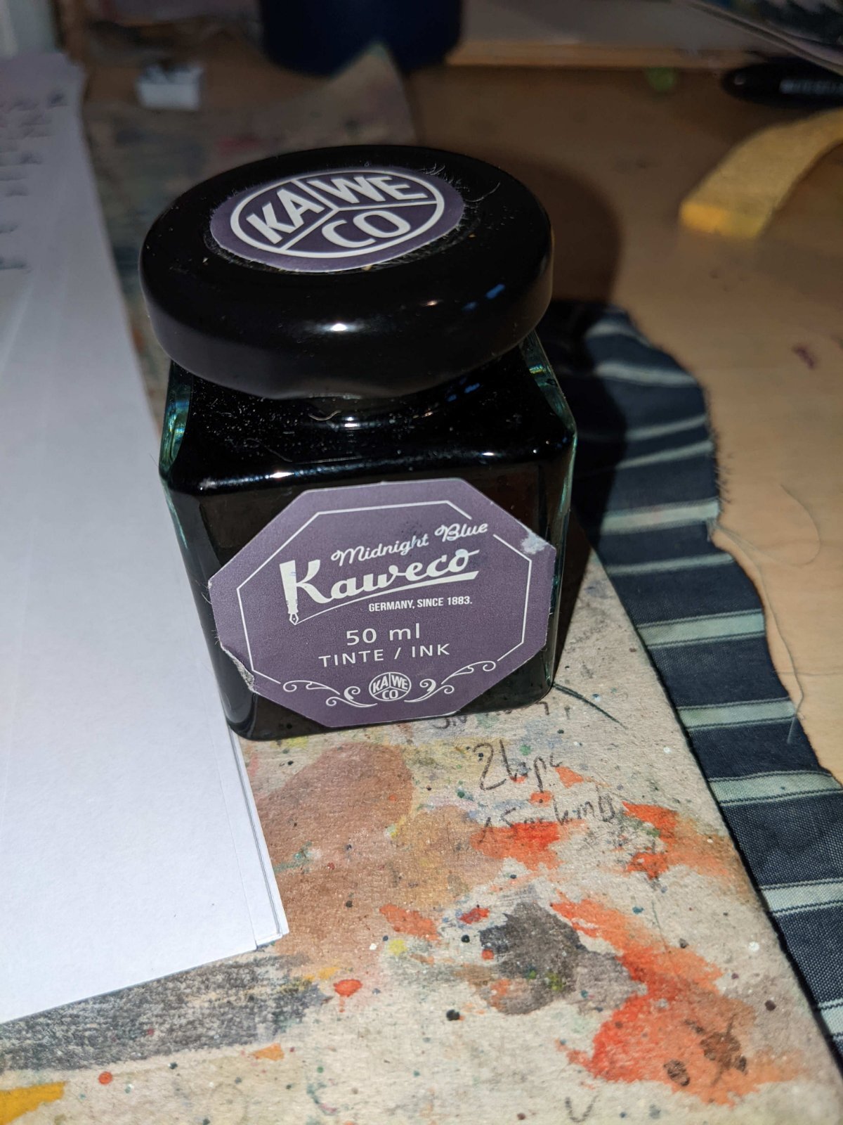 Help. My ink cartridge dislodged and stained my kaweco brass sport