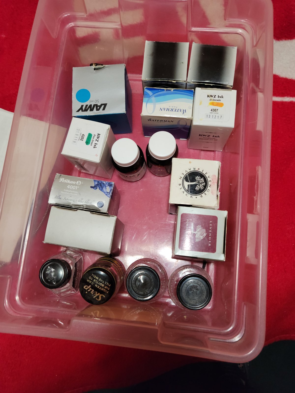 Empty Ink Containers
