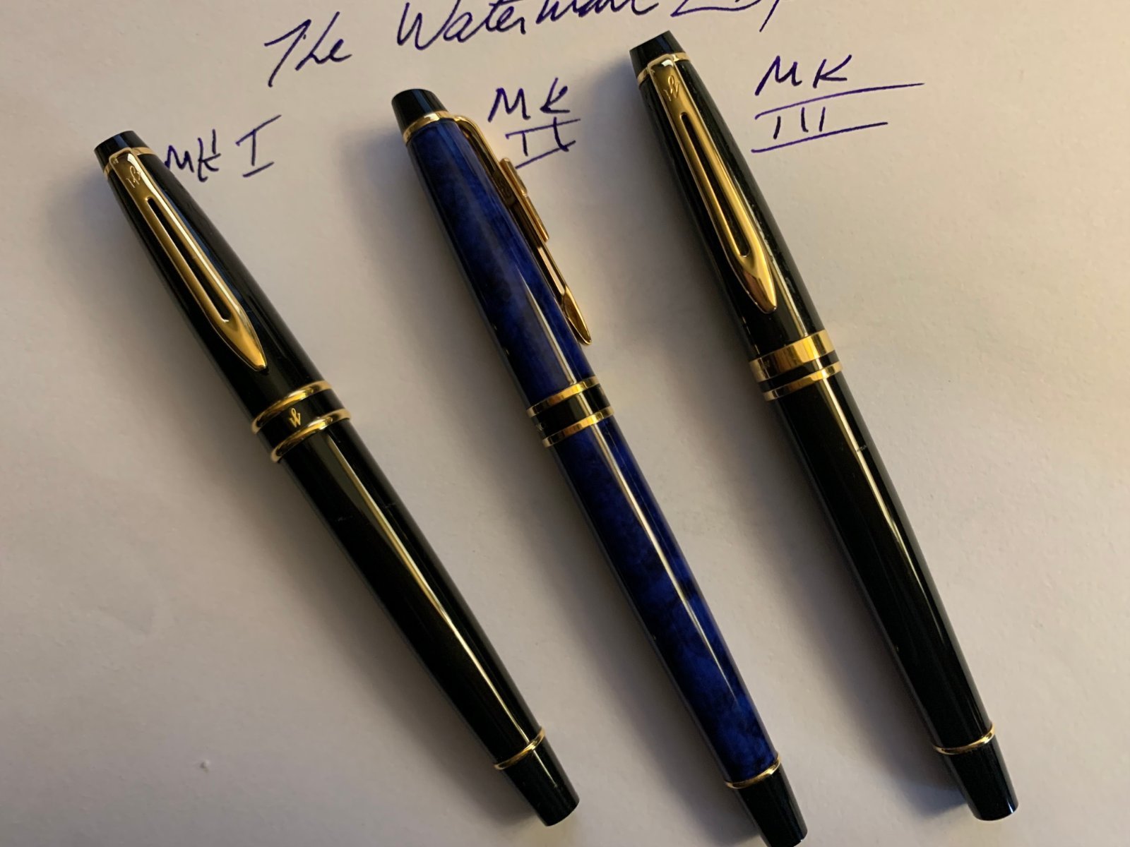 Waterman Expert blue rhodium trim fountain pen: details and price