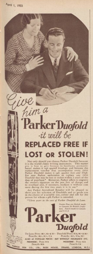 Give him a Parker Duofold - Parker - The Fountain Pen Network