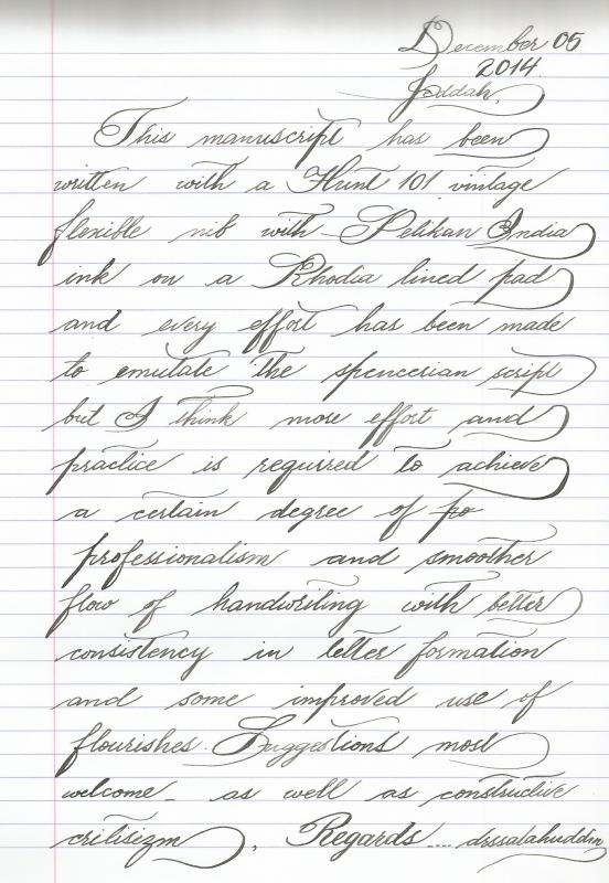 Learning Spencerian... - Page 31 - Pointed Pen Calligraphy - The ...