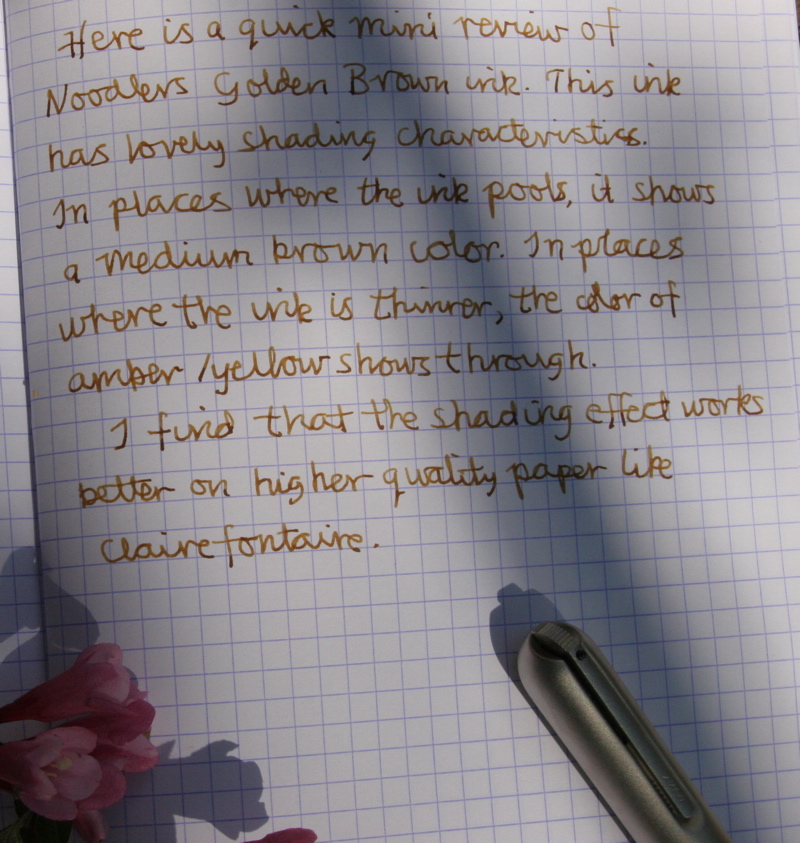 Noodler's Socrates - Ink Review - Stationary Journey